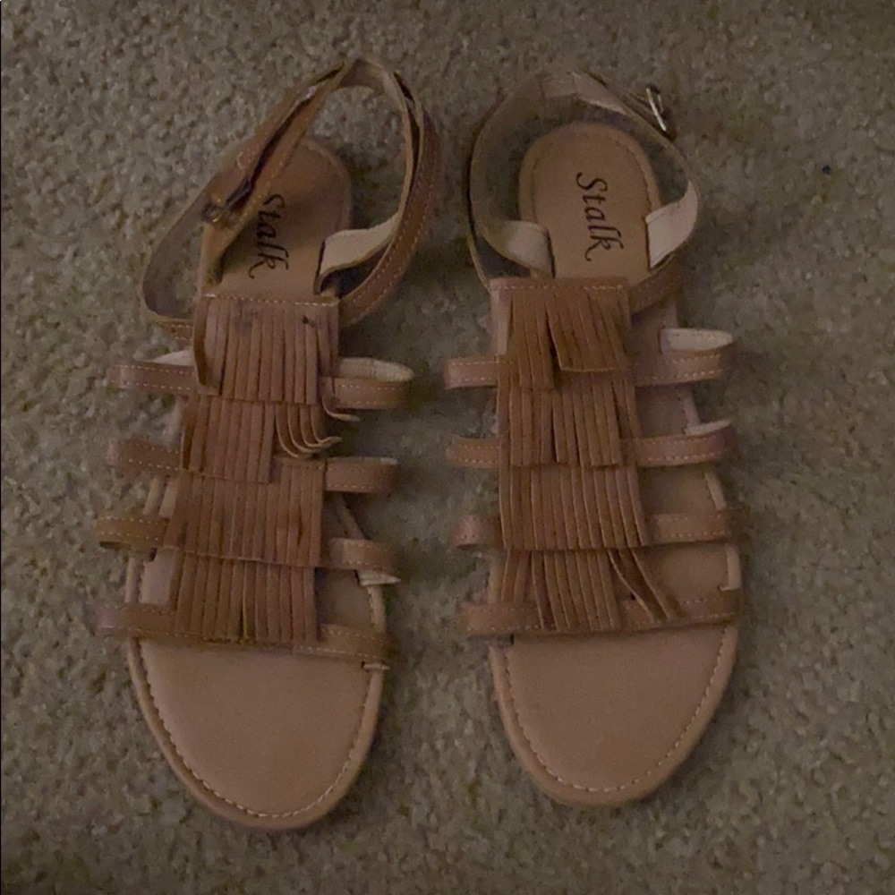 beige flats